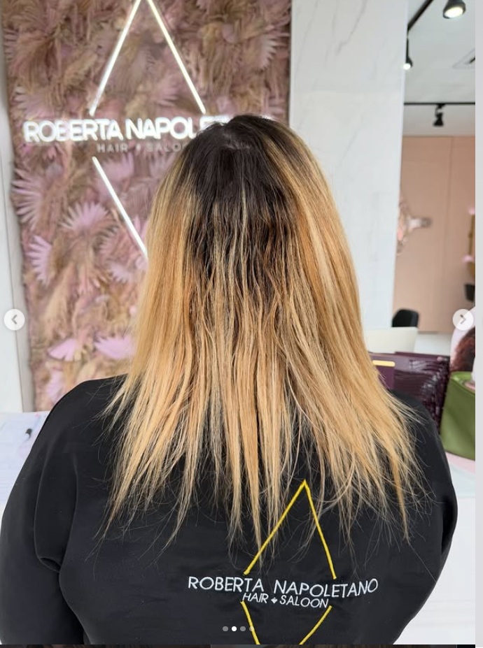 Capelli prima del lavoro di extension e schiaritura